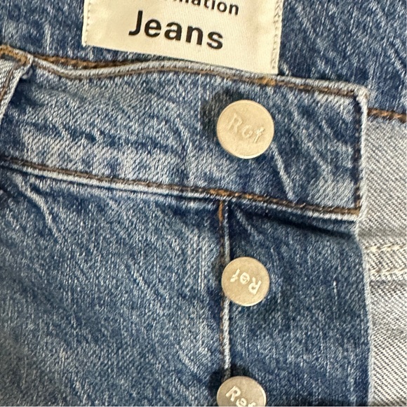 Reformation Serena High Crop Skinny–Augusta Wash - Picture 4 of 6